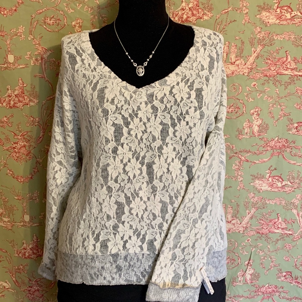 NWOT Lace Shirt